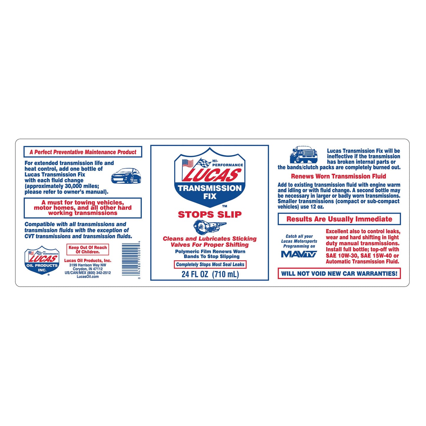 Transmission Fix/12x1/24 Ounce