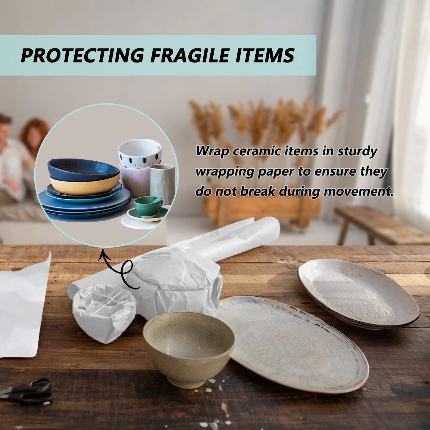 Choary Packing Paper Sheets for Moving,Wrapping Paper Newsprint Packing Paper for Shipping, Fill the Moving Boxes and Protect Fragile Items (110 Sheets, 27”x15”)