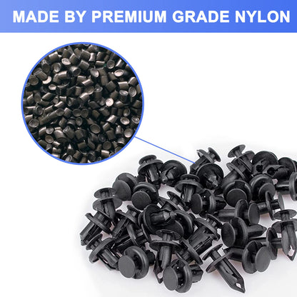 Car Clips 805PCS Nylon Push Pin Rivets - Auto Fastener Remover for Bumper, Fender, Door Trim Panel Retainer - Toyota GM Ford Honda Acura Chrysler
