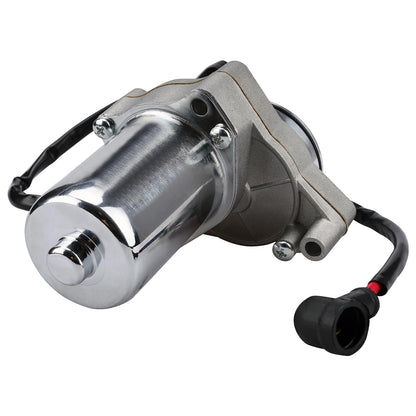 SOLLON 3 Bolt Starter Motor with Line for 50cc 70cc 90cc 100cc 110cc 125cc ATVs Dirt Bikes Go Karts Pit Bike Dune Buggy Sandrail Quad 4 Wheelers Compatible with SSR Roketa Taotao Coolster Jonway SunL