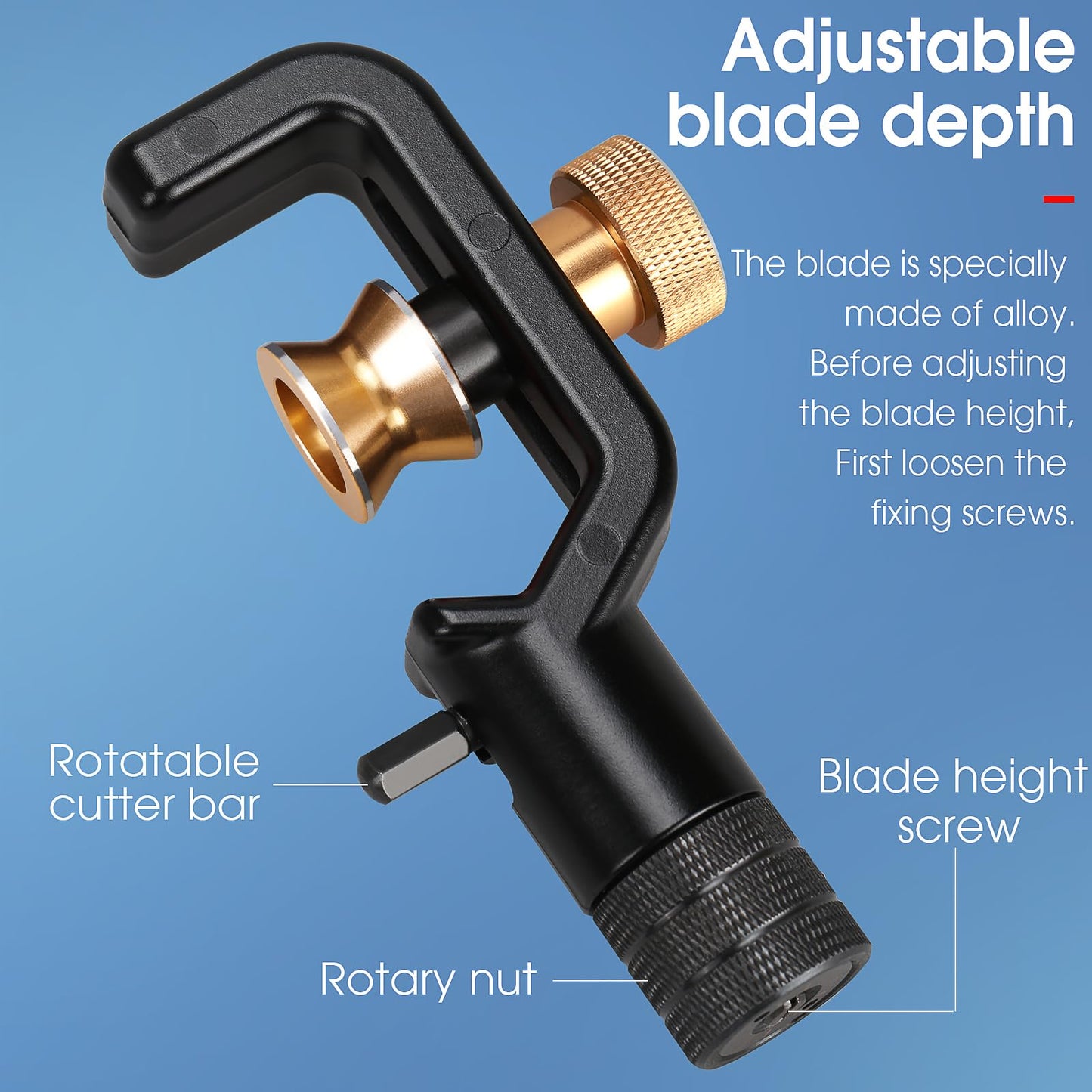 BAOSHLA Optical Cable Stripping Knife Armored Cable Stripper 8-28.6mm Vertical and Horizontal Dual use Type Fiber Optic Cable Cutter with 1 Spare Blade Mid Span Cable Slit and Ring Tool Slitting Tool