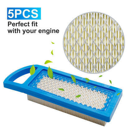 Vkinman GY20573 M149171 Air Filter with AM125424 Oil Filter Replacement for John Deere A100 LA105 LA110 LA115 X110 Z225 Lawn Mower L100 L105 L107 L108 L1742 Lawn Tractor