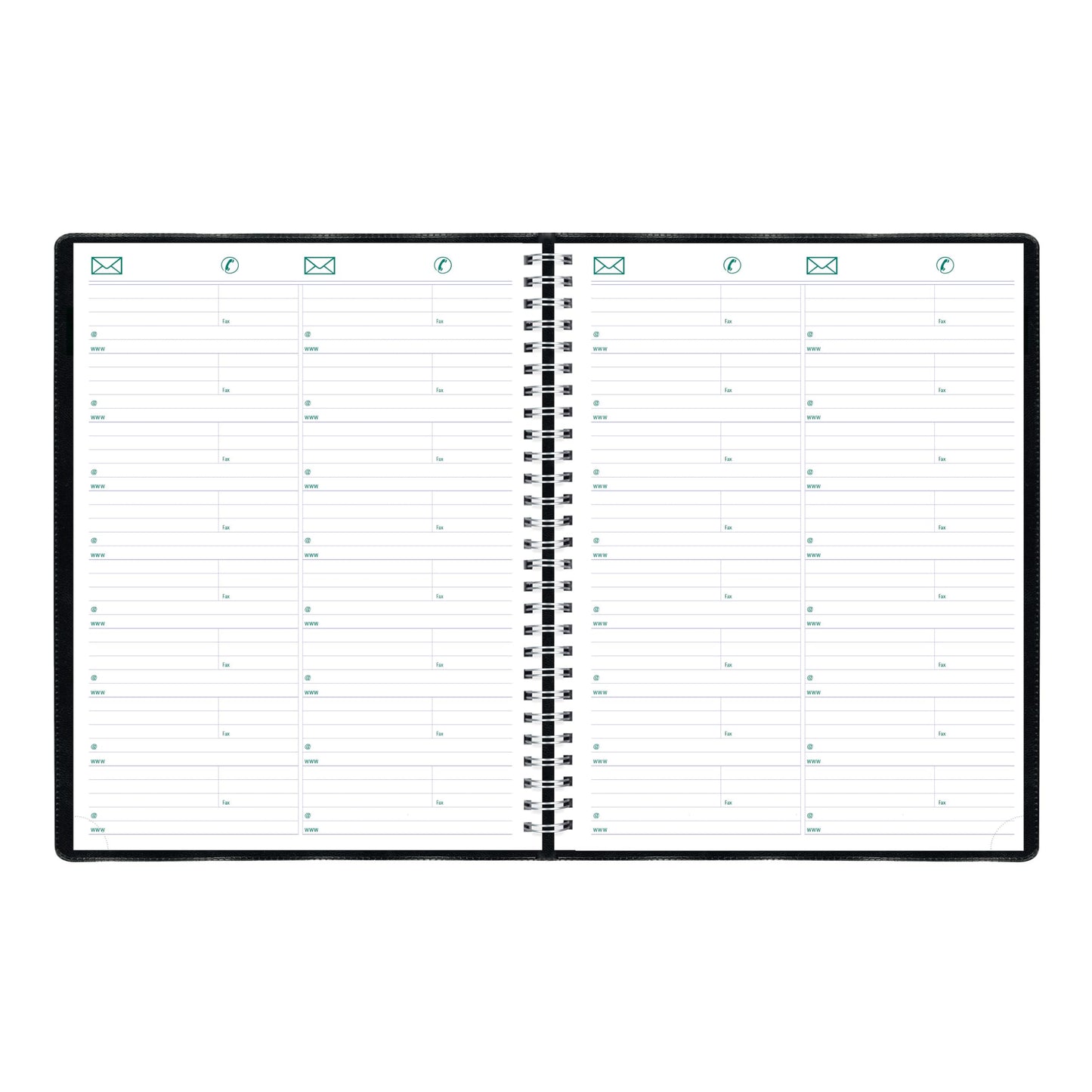 Blueline® 2026 Essential Weekly Planner, Appointment Book, 12 Months, January to December, Twin-Wire Binding, 11" x 9.0625", Black, Bilingual (C5950.81BT-26)