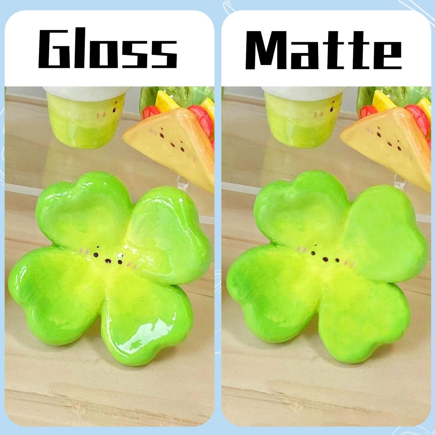 100ml Air Dry Clay Varnish，Air Dry Clay Sealant for Airdry Clay，Air Dry Clay Glaze Can Not Only Used to Prevent Clay Cracking, Scratches, and Wear,It Can Also Having a Glossy Glaze Effect (gloss)
