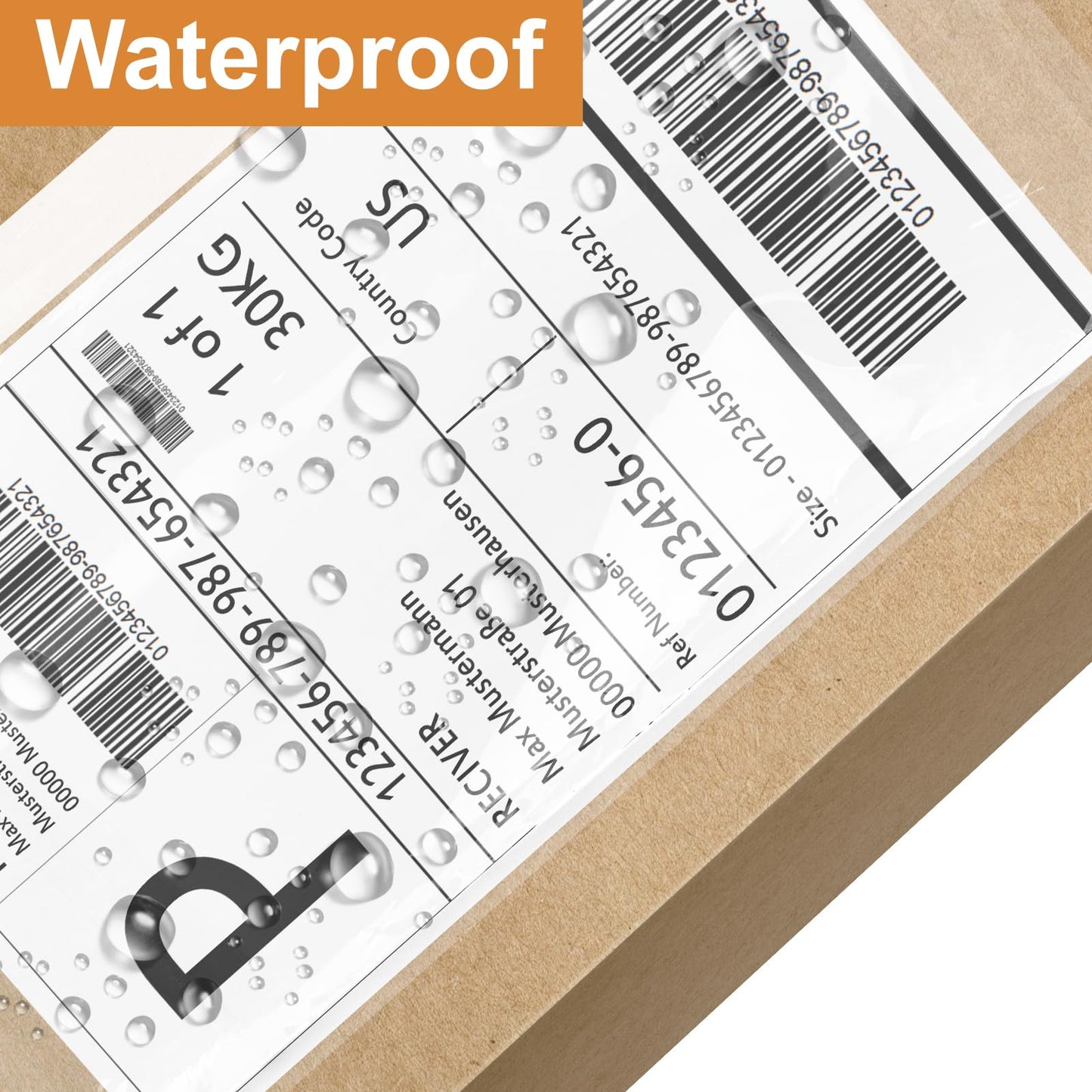 BESTEASY Packing List Pouches, Clear Adhesive Top Loading Packing List/Shipping Label Envelopes - 200 Packs (6 x 9)