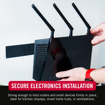 VELCRO Brand Heavy Duty Tape with Adhesive | 15 Ft x 2 In | Holds 10 lbs, Black | Industrial Strength Roll, Cut Strips to Length | Strong Hold for Indoor or Outdoor Use