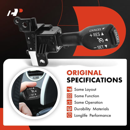 A-Premium Cruise Control Switch Compatible with Toyota RAV4 Camry Corolla Highlander Tacoma Tundra Prius 4Runner Lexus RX330 RX350 Scion tC xB 84632-34011 84632-34017