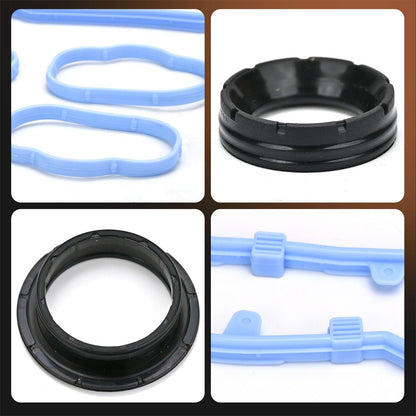 3.6L Valve Cover Intake Manifold Gasket Set Replacement for Jeep Dodge Chrysler 200 300 Wrangler Cherokee Challenger Charger Durango Journey Ram ProMaster 1500 2500 3.6 V6 2011-2022 5184596AE VS50805R