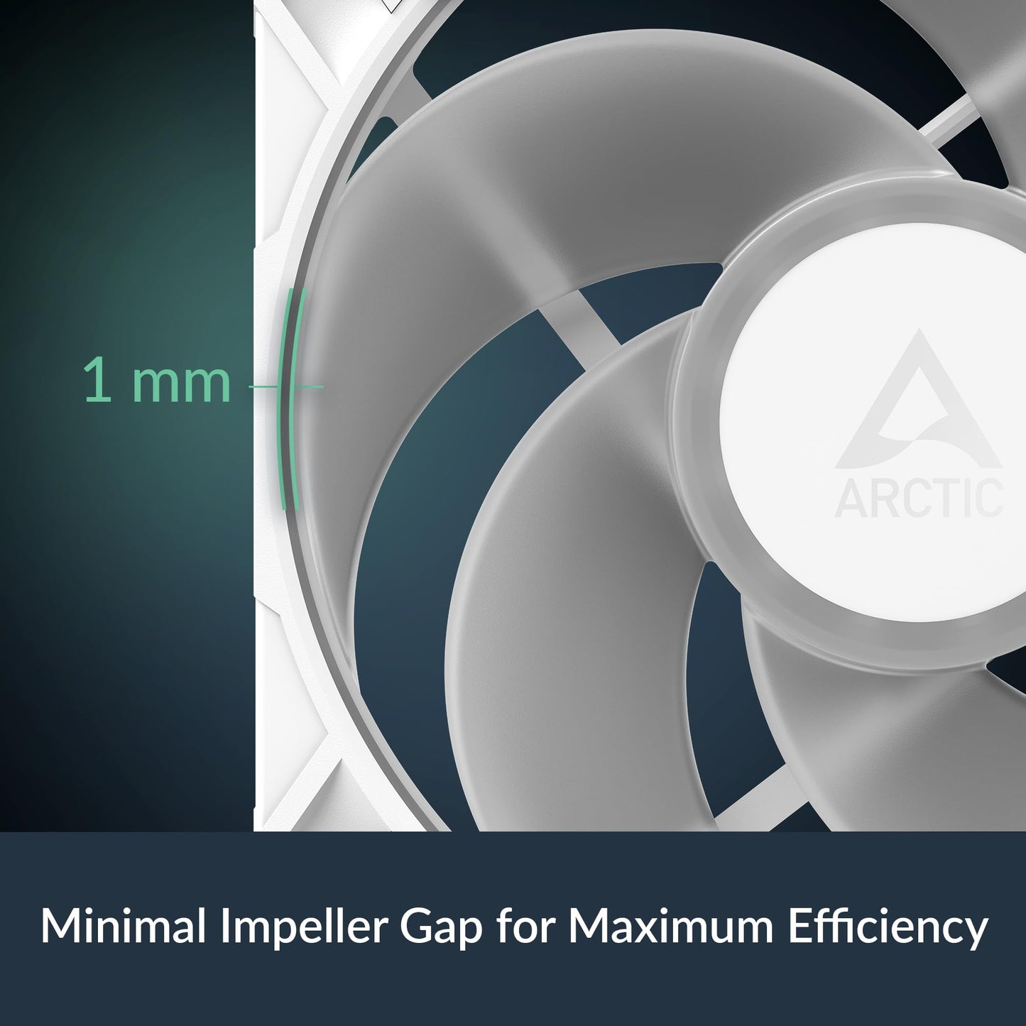 ARCTIC P14 Pro Reverse A-RGB – 140 mm Premium Fan with Reverse Airflow, PWM Fan with Y Cable Splitter, 400-2650 RPM, 0 RPM <5% PWM, 5V Digital RGB, hydrodynamic Bearing, 4-Pin - White