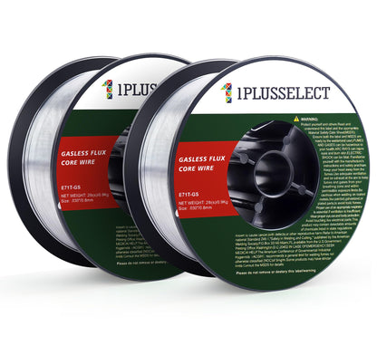 030 Flux core Welding Wire, E71T-GS Low Splatter Gasless Mild Carbon Steel Mig Welding Wire, 2-Pound Strong ABS Plastic Spool Welding Wire - 2pack