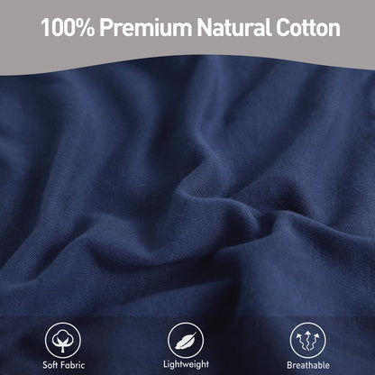 Soarwg Kids Baby Swaddle, Organic Baby Swaddles 0-3 Months, Swaddle Blanket, Swaddle Sack, Adjustable Newborn Infant Swaddle for Boy, Blue 2 Pack Small