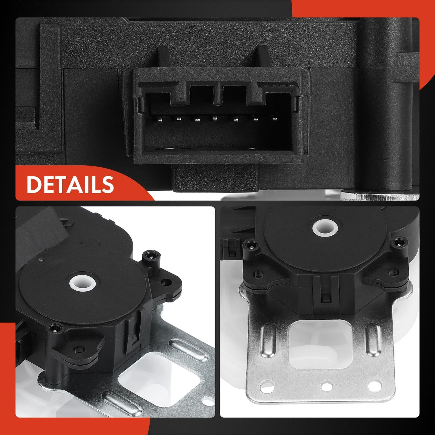 A-Premium HVAC Heater Blend Door Actuator - Replaces 79140-SNA-A01 - Compatible with Honda Civic 2006 2007 2008 2009 2010 2011 - Main, Mode Actuator