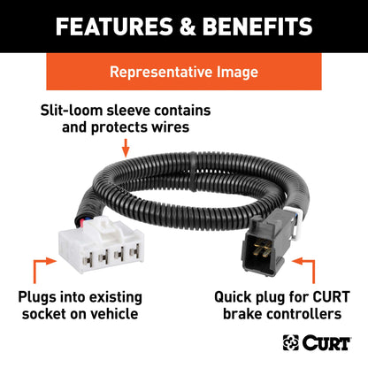 Curt Manufacturing 51392 Brake Control Harness