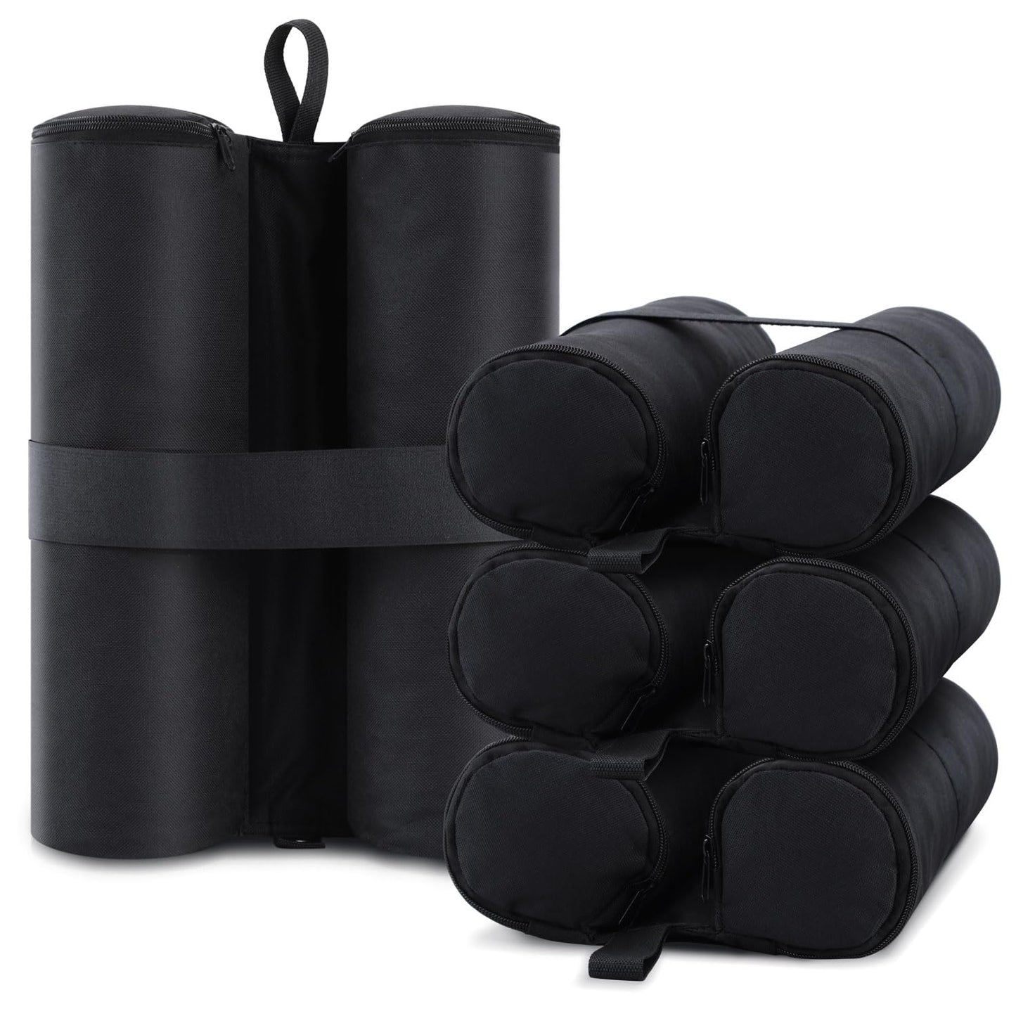 Canopy Weight, Ohuhu 4 Pack Tent Weights 112LBS Sand Bags Canopy Weights Bag for Instant Pop Up Outdoor Sun Shelter Canopy Beach Tent Legs Only Sandbang Without Sand