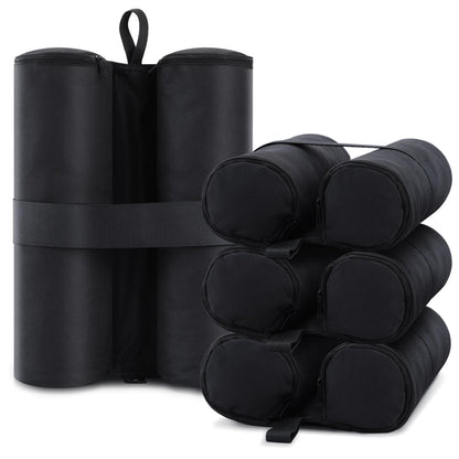 Canopy Weight, Ohuhu 4 Pack Tent Weights 112LBS Sand Bags Canopy Weights Bag for Instant Pop Up Outdoor Sun Shelter Canopy Beach Tent Legs Only Sandbang Without Sand