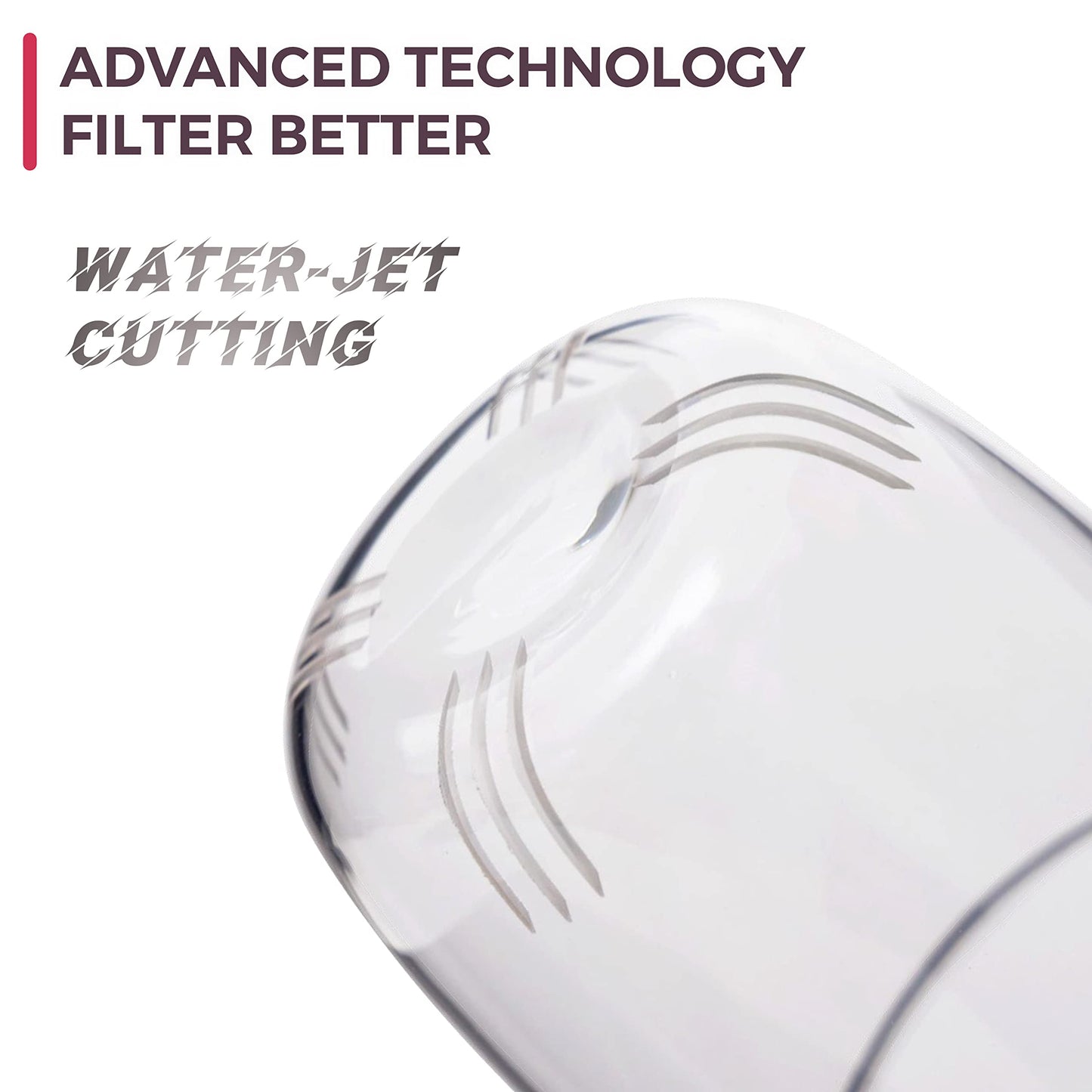 Dorsaer Glass Tea Mugs - Glass Tea Cup with Glass Infuser and Lid for Tea Steeping at Home and Office (16.9 oz)