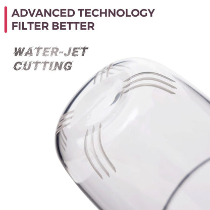 Dorsaer Glass Tea Mugs - Glass Tea Cup with Glass Infuser and Lid for Tea Steeping at Home and Office (16.9 oz)