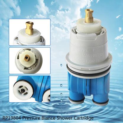 QLXAQLX RP19804 Pressure Blance Shower Cartridge Assembly Replacement for D 1300/1400 Series Tub and Shower, Fits Select Monitor Valves (1993~2007) (Blue)