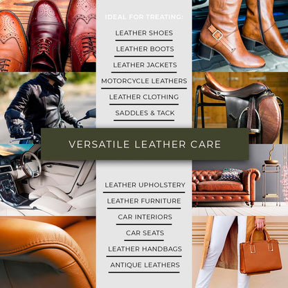 Renapur Natural Leather Cleaner Spray (250ml) – Deep-Cleaning Formula for All Your Leather, Including Sofas, Car Interiors, Footwear, Clothing & Saddles & Tack.