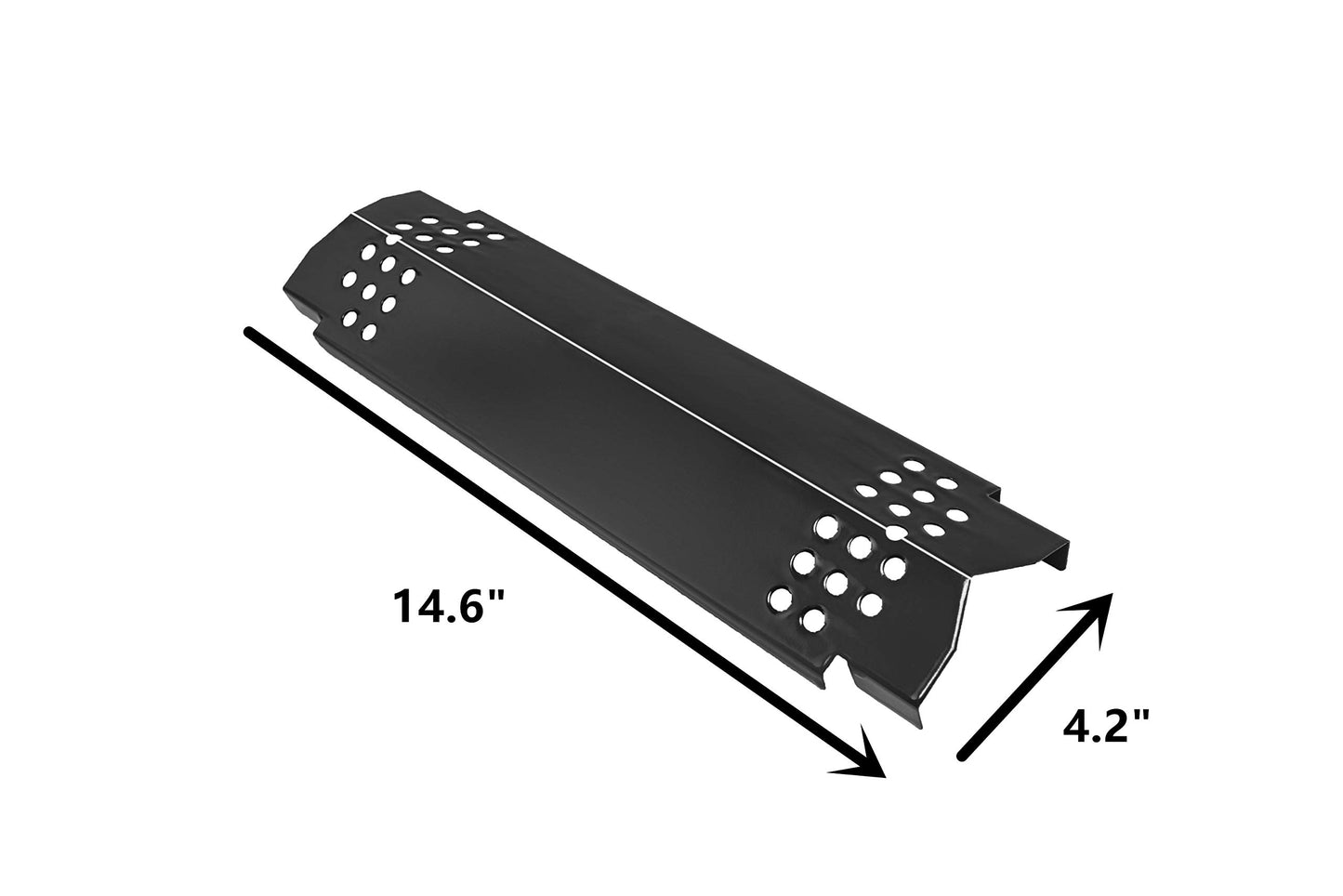 Replace parts Porcelain Steel Grill Heat Plates, Replacement Parts for Home Depot Nexgrill 720-0830H, 5 Burner 720-0888, 720-0888N,720-0882A, 720-0882S, 6 Burner 720-0896B, 720-0898 Gas Grill (5-pack)