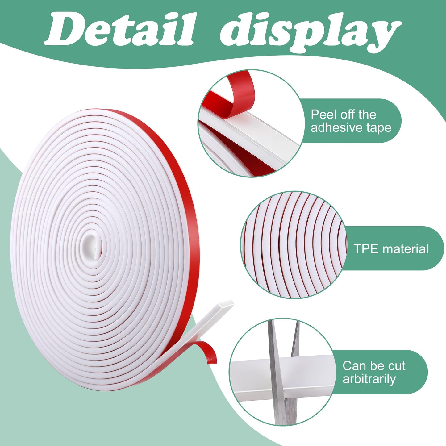 DECOHS 33 Ft Window Grille Inserts Grid Kit- TPE Self-Adhesive Peel and Stick Trim Molding- Flexible Moulding Trim Grid Inserts for Windows Door Frames Home Decoration
