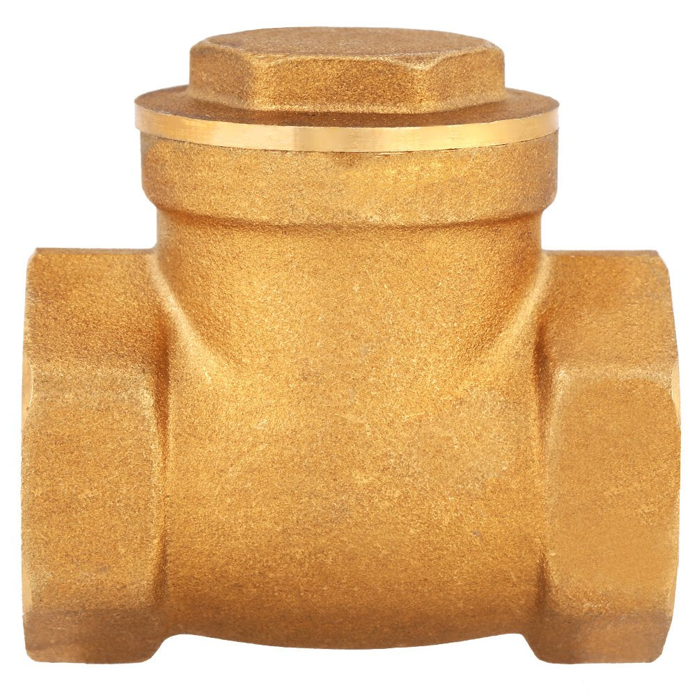 1" Swing Check Valve DN25 Female Thread Brass Non-Return Swing Check Valve 232PSI Prevent Water Backflow