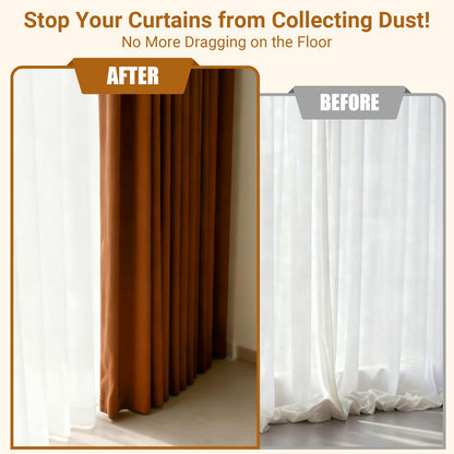 Double Sided Fabric Tape - Hem Tape No Sew No Iron for Clothes - Heavy Duty Hemming Tape for Curtains, Carpets, Pants, Crafts & DIY - Strong Hold Removable & Residue Free 1 inch x 33 ft x 3 ROLLS