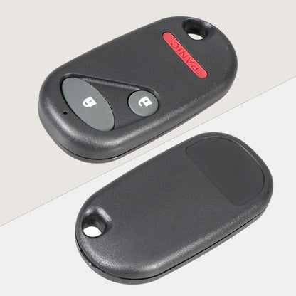 Anxingo Keyless Entry Remote Control Car Key Fob Replacement for Honda Civic EX LX DX 2001-2005, Pilot 2003-2007 NHVWB1U521 NHVWB1U523 (2 Pack)