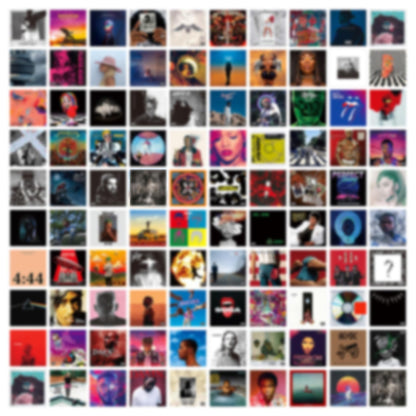 100 Pcs 5x5 Inch | Posters Wall Collage Kit for Room, Album Cover, Music, Rapper, Band, Wall Posters for Bedroom