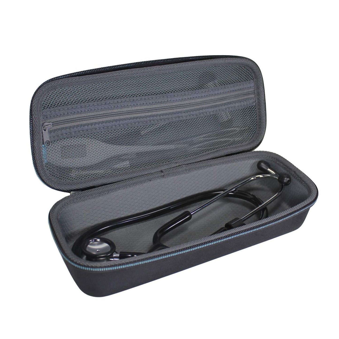 TUDIA Hard EVA Stethoscope Case, Shockproof Travel Storage Carrying Case for 3M Littmann/Omron/ADC/Dixie EMS/Lightweight II S.E/Cardiology IV Diagnostic/MDF Stethoscope and Accessories [CASE ONLY]