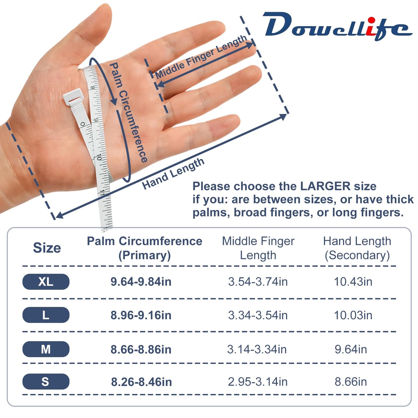 Dowellife Cut Resistant Gloves A9 Maximum Protection - Food Grade Kitchen & Chef Gloves for Food Prep, Knife Cutting, Mandoline Slicing, Butcher, Oyster Shucking, Fish Handling (Small)