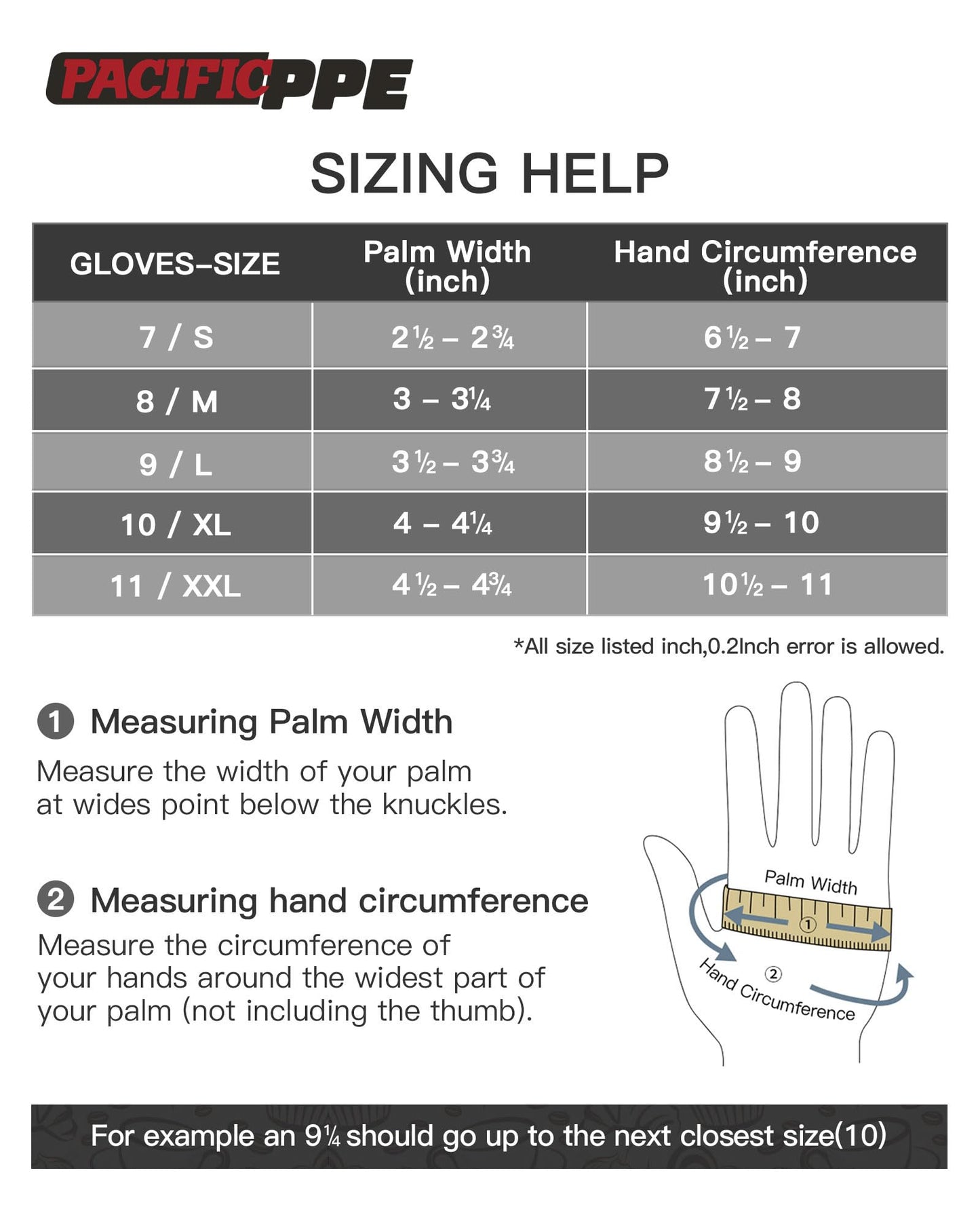 PACIFIC 8 Mil Heavy Duty Black Nitrile Gloves, Food Safe, Latex Free, Mechanic, Fully-Diamond Textured Grip Industrial Disposable Gloves, X-Large