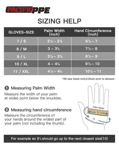 PACIFIC 8 Mil Heavy Duty Black Nitrile Gloves, Food Safe, Latex Free, Mechanic, Fully-Diamond Textured Grip Industrial Disposable Gloves, X-Large