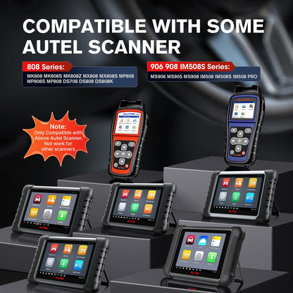 Autel Original OBD2 Main Test Cable, 5.6ft 1.7M, 16 Pin OBDII Diagnostic Test Cable, Work with Scanner MK808 MK808S MK808Z MX808 MX808S MP808 MP808S MP808K DS708 DS808 MS906 MS908, IM508 IM508S