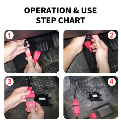 VXSCAN FCA 12+8 Cable Adapter for Chrysler 12+8 Programming Cable Connector, Autel OBD2 Adapter Security Bypass Cable for Autel Maxisys MS905 MS906 MS906BT MS906S MS908 MS908S Pro