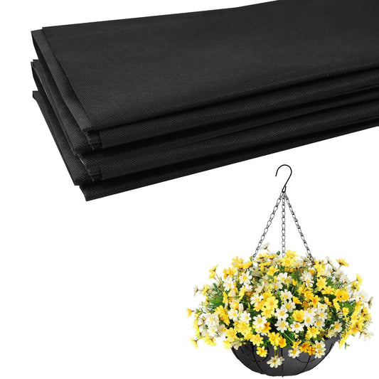 63" X 114" Non Woven Fabric Liners for Winter Greenhouse Vegetable Gardening Flower Basket, Soil Containment Water Drainage, Snow Mat for Front Door Stairs Porch, Animal Pet Pad, Reptile Carpet