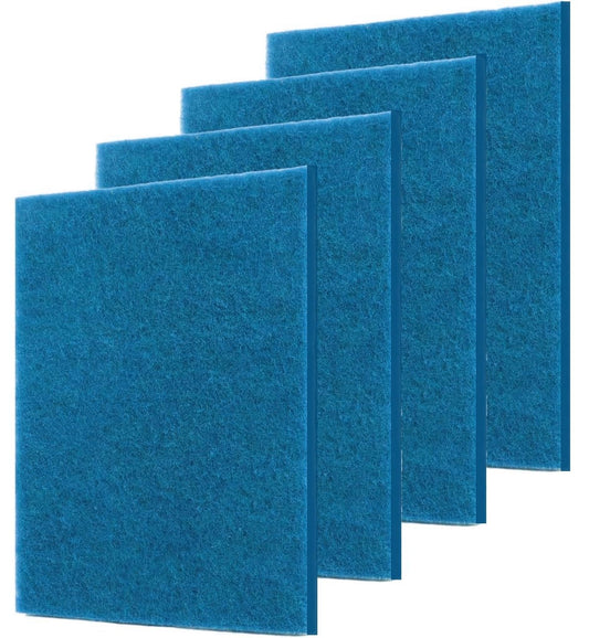 4 Pack 65-160 HRV Replacement Filter Compatible with Lifebreath 150/195/200/300 Heat Recovery Ventilator, Reusable Square Air Exchanger Filter, Improves Indoor Air Quality