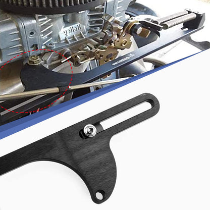 RYANSTAR RACING Aluminum Throttle Cable Bracket 4150 4160 Series Throttle Brackets Billet Adjustable Black