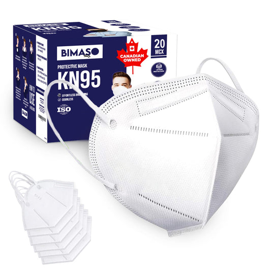 [20 PACK] 5-Ply Disposable Face Mask - Premium Material and Comfortable Fit for Safe and Effective Wear