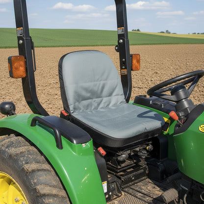 Ailelan Lawn Mower Seat Cover, 600D Oxford Fabric Tractor Seat Cover Waterproof with Storage Pockets for Riding Lawn Mower