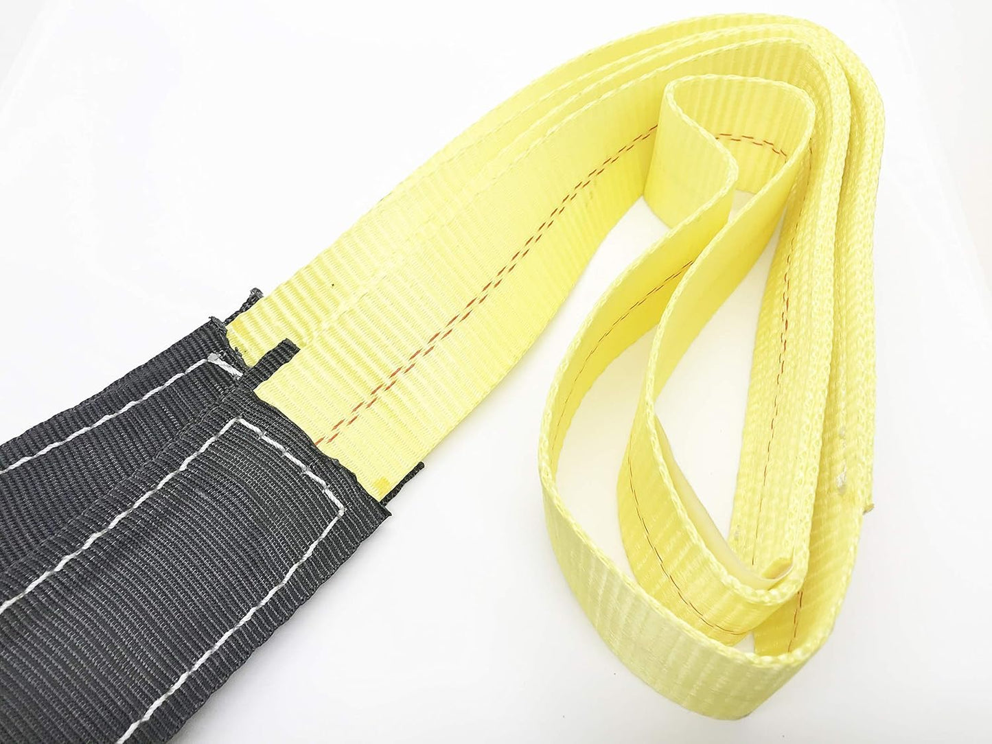 AsgenoX 2 Pack 2 "x6' Tow Strap with Reinforced Loops Vehicle Recovery Rope 18,000 lbs Pound Capacity Recovery Strap