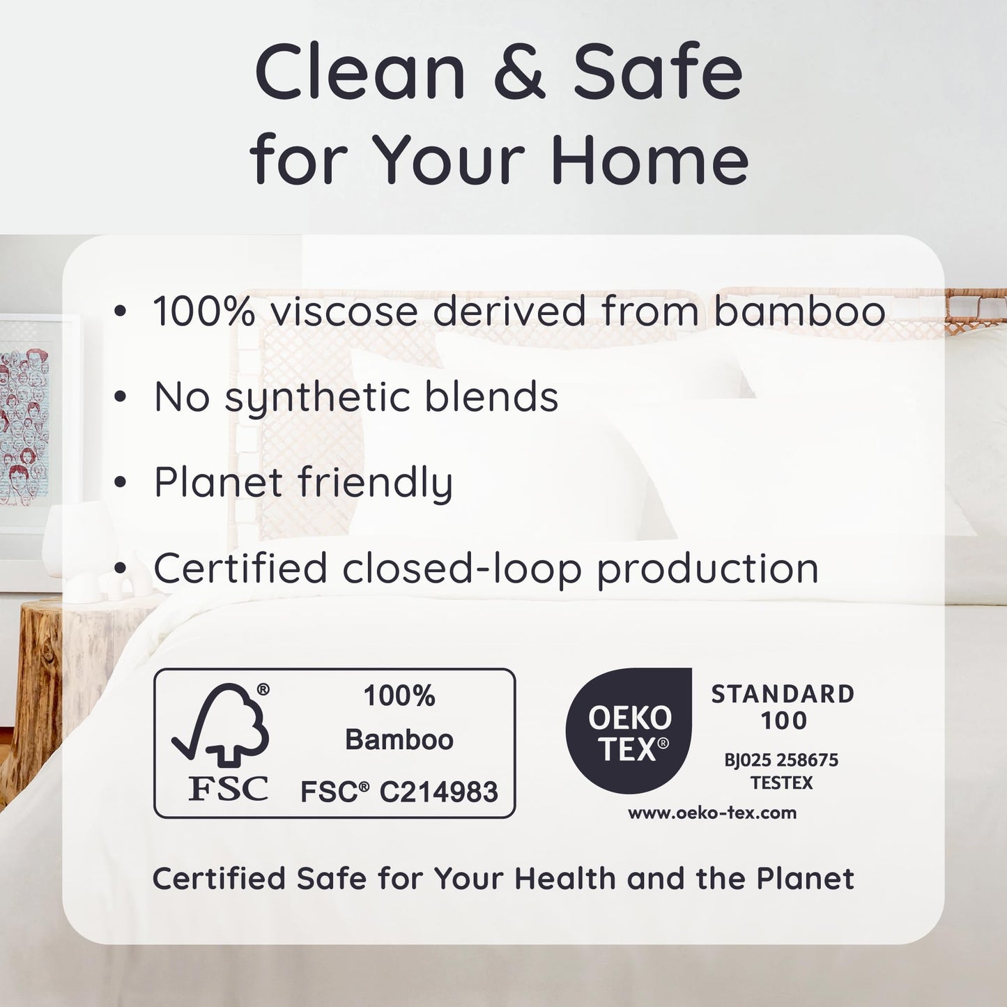 Bambaw 100% Viscose Derived from Bamboo Pillowcase Queen Size – Set of 2 Queen Cooling Pillow Cases for Hot Sleepers with Envelope Closure, Breathable & Super Soft Pillow Cases (Ivory)