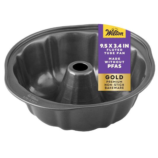 Wilton Perfect Results Premium Non-Stick 9.51-Inch Fluted Tube Pan