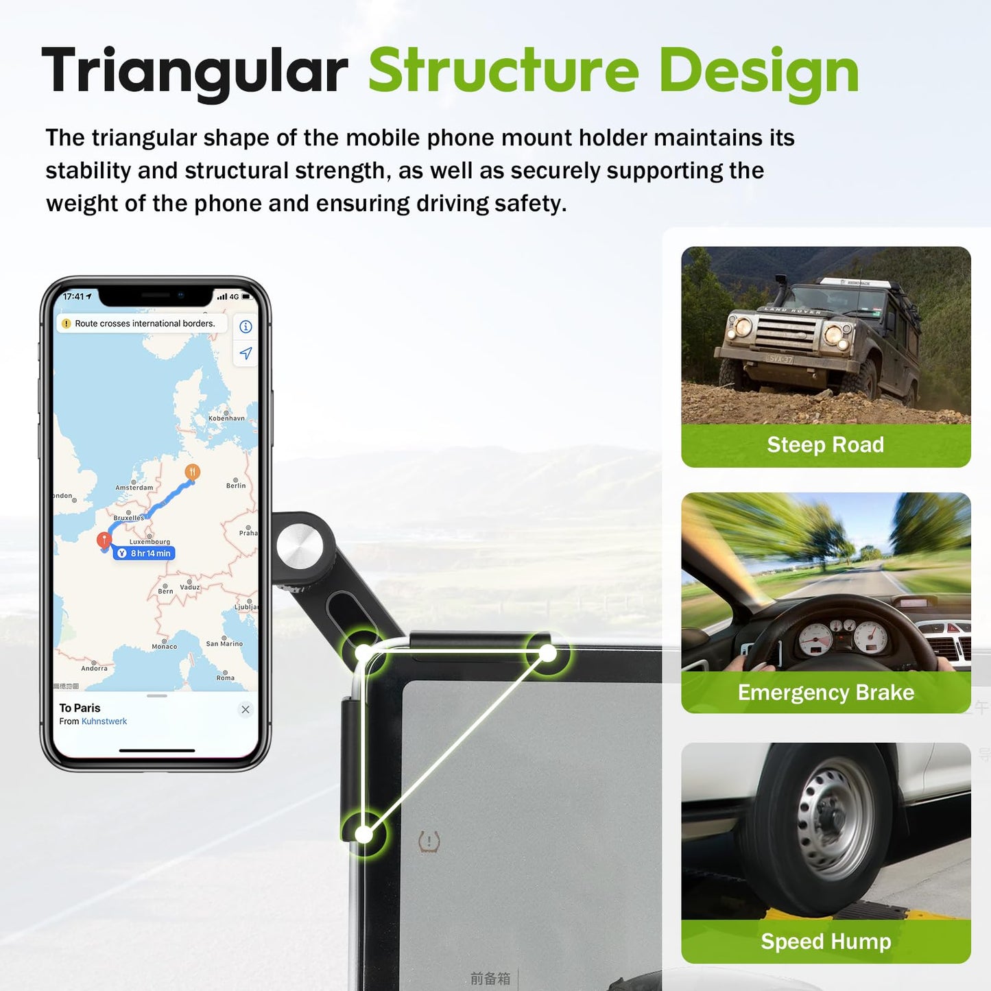 Cacartist for Tesla Phone Mount Compatible with Model Y/3/S/X, Cybertruck Magnetic Phone Holder Model Y Accessories Phone Mount Holder for iPhone, Android Car Mount (2pcs)