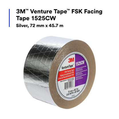 3" X 50 Yds. Reinforced Aluminum Tape