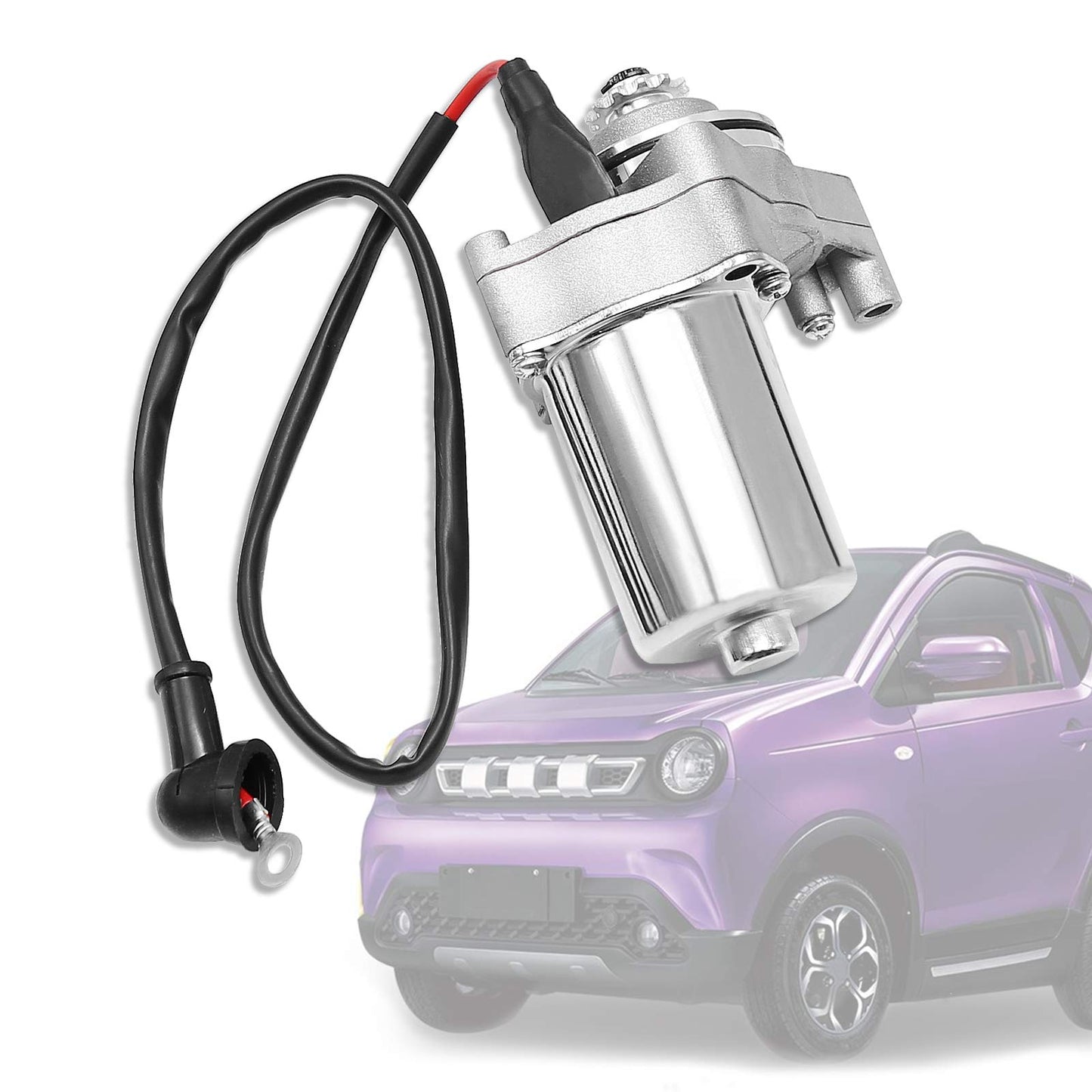 Vkinman Electric Starter Motor Replacement for 50cc 70cc 90cc 100cc 110cc 125cc Dirt Bikes Go Karts ATVs Pit Bike Dune Buggy Sandrail Quad 4 Wheelers SSR Roketa Taotao Coolster Jonway