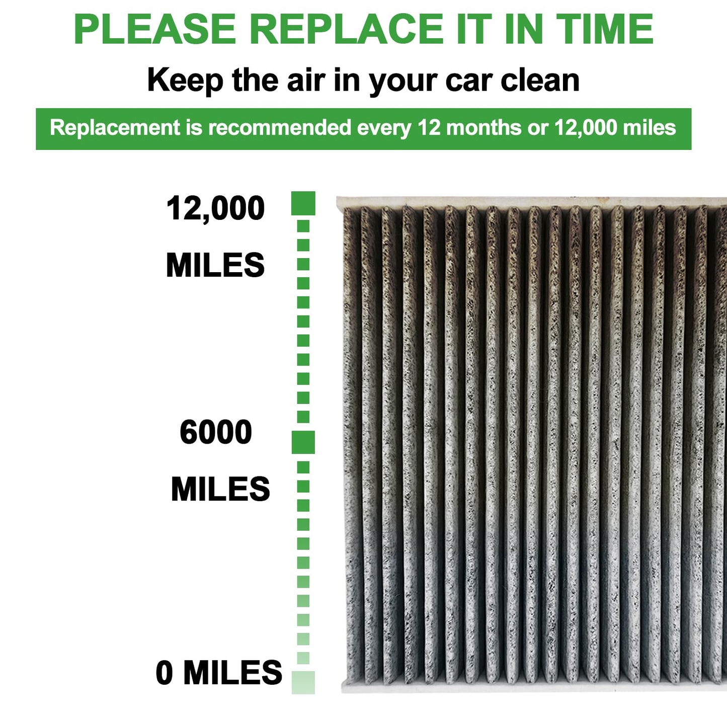 3 Pack Carbon Cabin Air Filter for Mazda 3 Mazda 6 CX5