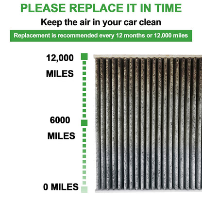3 Pack Carbon Cabin Air Filter for Mazda 3 Mazda 6 CX5