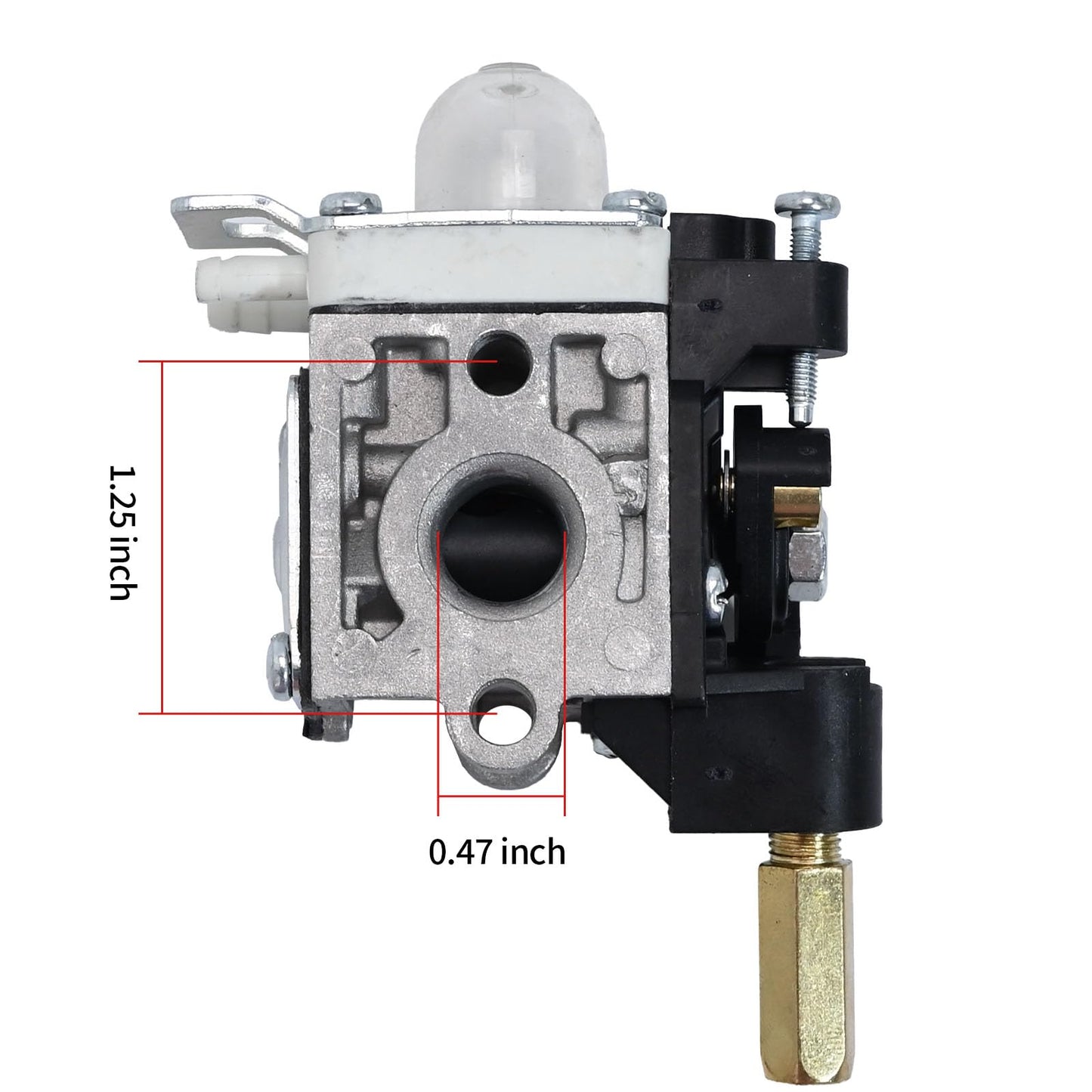 SRM210 Carburetor GT-200R Carb Kit Replacement for Echo Trimmer PE200 GT200 SRM 210 PE 200 HC150 SRM211 for Weed Eater with Tune up Primer Bulb Grommet