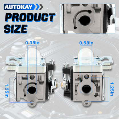 AUTOKAY PB-2520 Carburetor Tune Up Kit for Echo PB2520 PB-2520 Leaf Blower with Carb Air Filter Kit Replaces A021004700 A021000722 A021000723 with A226002160 Air Filter & Gaskets